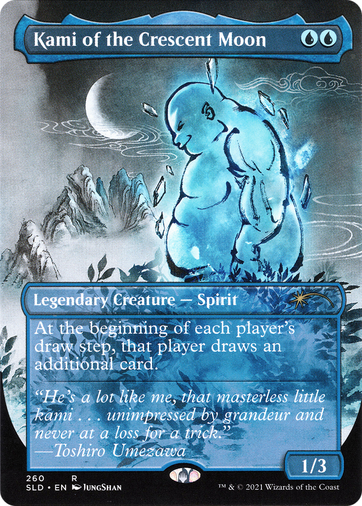 Kami of the Crescent Moon (SLD-260) - Secret Lair Drop (Borderless)