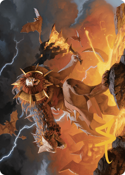 Ojer Axonil, Deepest Might // Ojer Axonil, Deepest Might (ALCI-020) - The Lost Caverns of Ixalan Art Series (Borderless) Foil