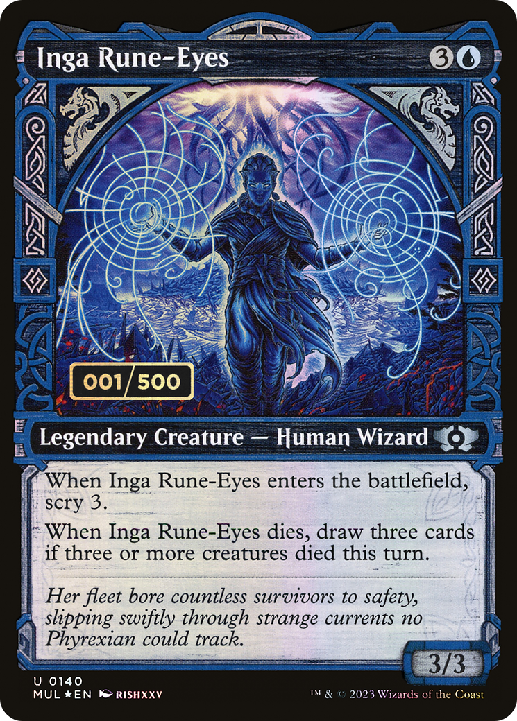 Inga Rune-Eyes (Serial Numbered) (MUL-140Z) - Multiverse Legends: (Showcase) Foil