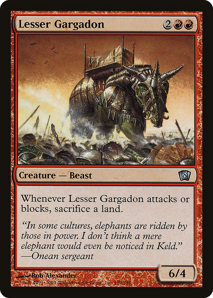 Lesser Gargadon (8ED-199★) - 8th Edition