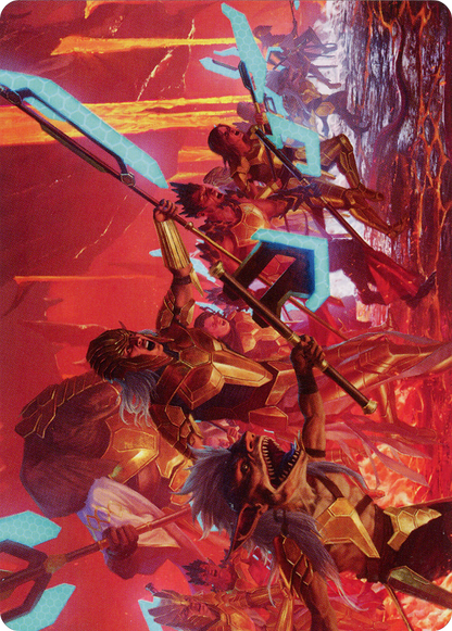Roar of Resistance // Roar of Resistance (AONE-034) - Phyrexia: All Will Be One Art Series (Borderless)