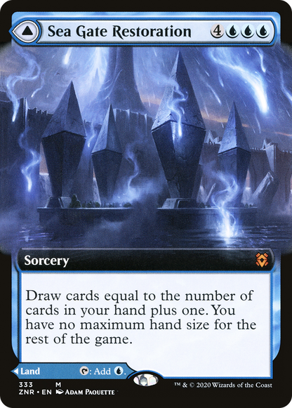 Sea Gate Restoration (Extended Art) (ZNR-333) - Zendikar Rising: (Extended Art) Foil