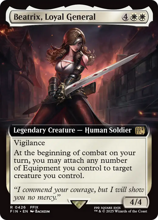 Beatrix, Loyal General (Extended Art) (FIN-426) - FINAL FANTASY: (Extended Art)