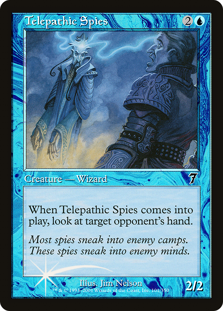 Telepathic Spies (7ED-101★) - 7th Edition