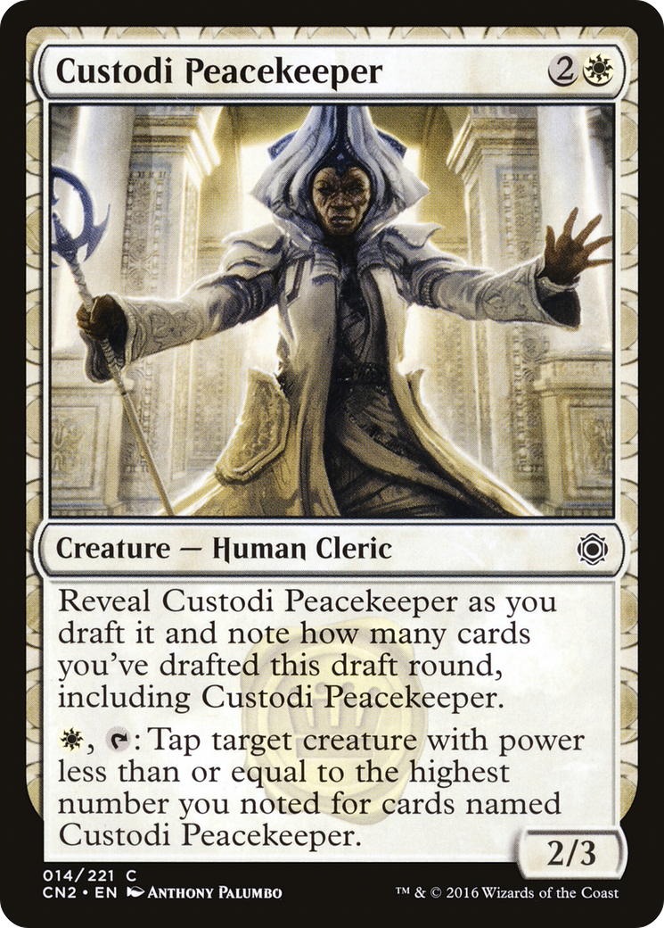 Custodi Peacekeeper (CN2-014) - Conspiracy: Take the Crown: (draft)