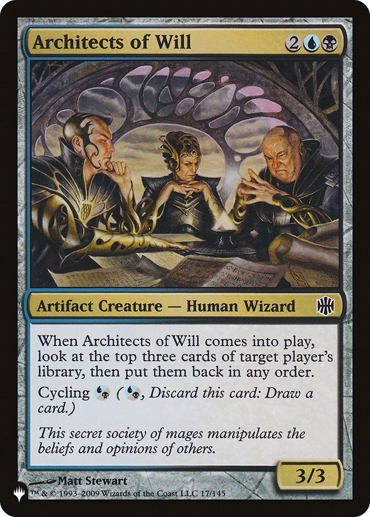 Architects of Will (LIST-17/145) - The List