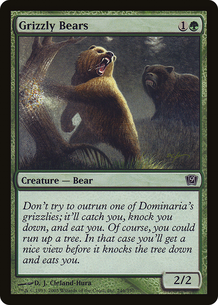 Grizzly Bears (9ED-246★) - 9th Edition Foil