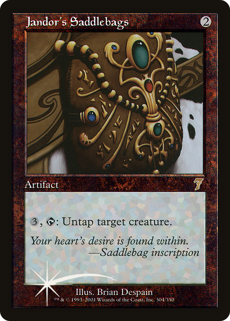 Jandor's Saddlebags (7ED-304★) - 7th Edition Foil