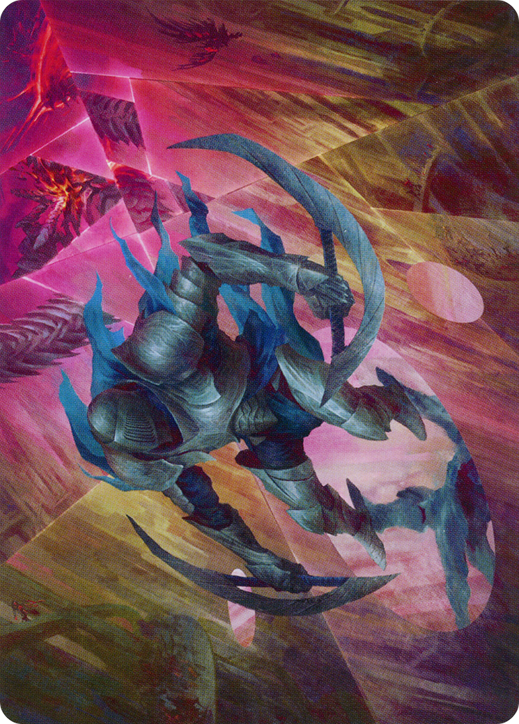 Xerex Strobe-Knight // Xerex Strobe-Knight (AMOM-020) - March of the Machine Art Series (Borderless) Foil