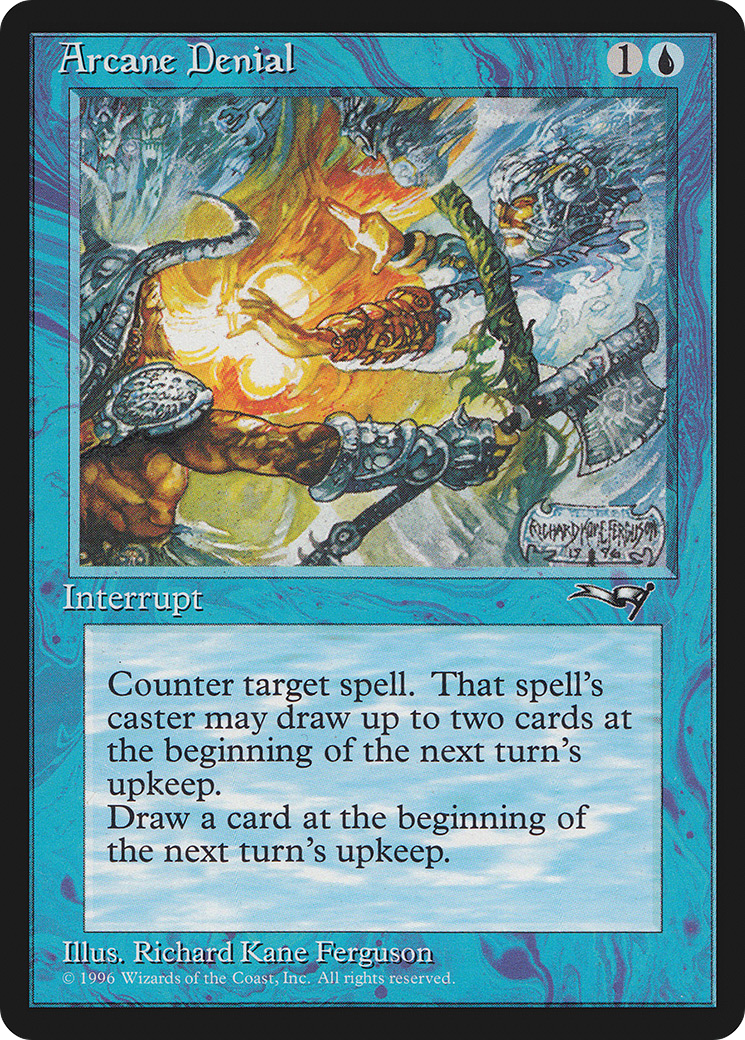 Arcane Denial (Axe) (ALL-033) - Alliances