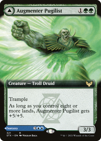 Augmenter Pugilist (Extended Art) (STX-321) - Strixhaven: School of Mages: (Extended Art)