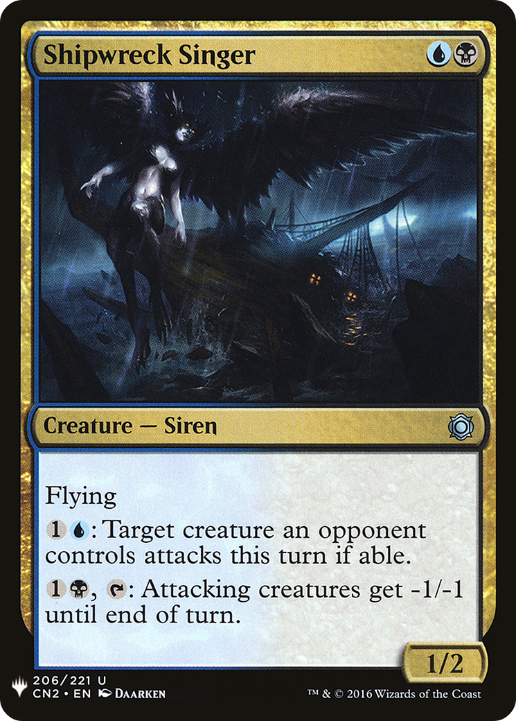 Shipwreck Singer (LIST-206) - The List