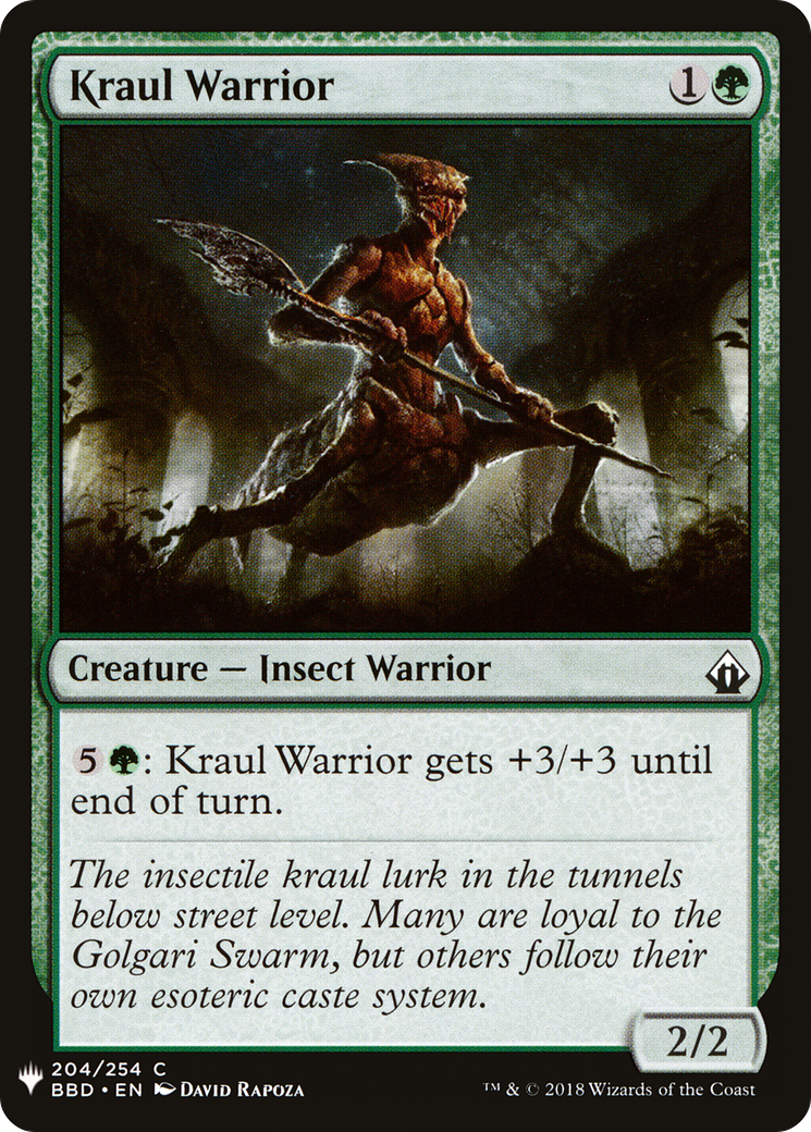 Kraul Warrior (LIST-204) - The List