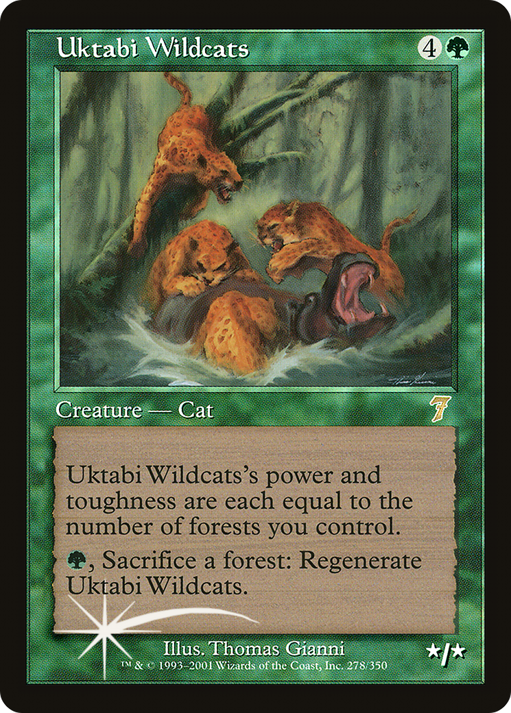 Uktabi Wildcats (7ED-278★) - 7th Edition Foil