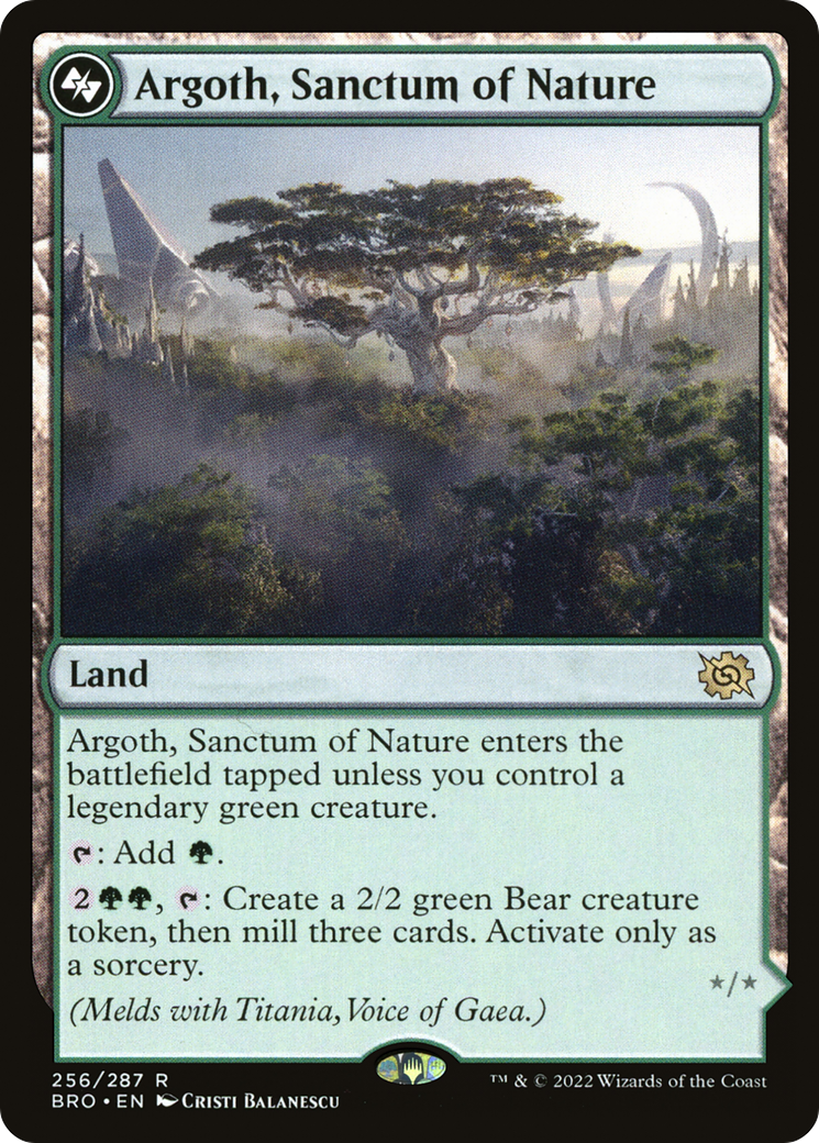 Argoth, Sanctum of Nature (BRO-256) - The Brothers' War