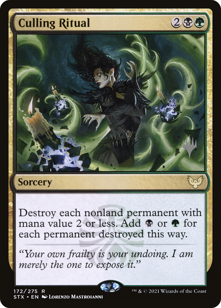 Culling Ritual (PPSTX-172P) - Strixhaven: School of Mages Promos