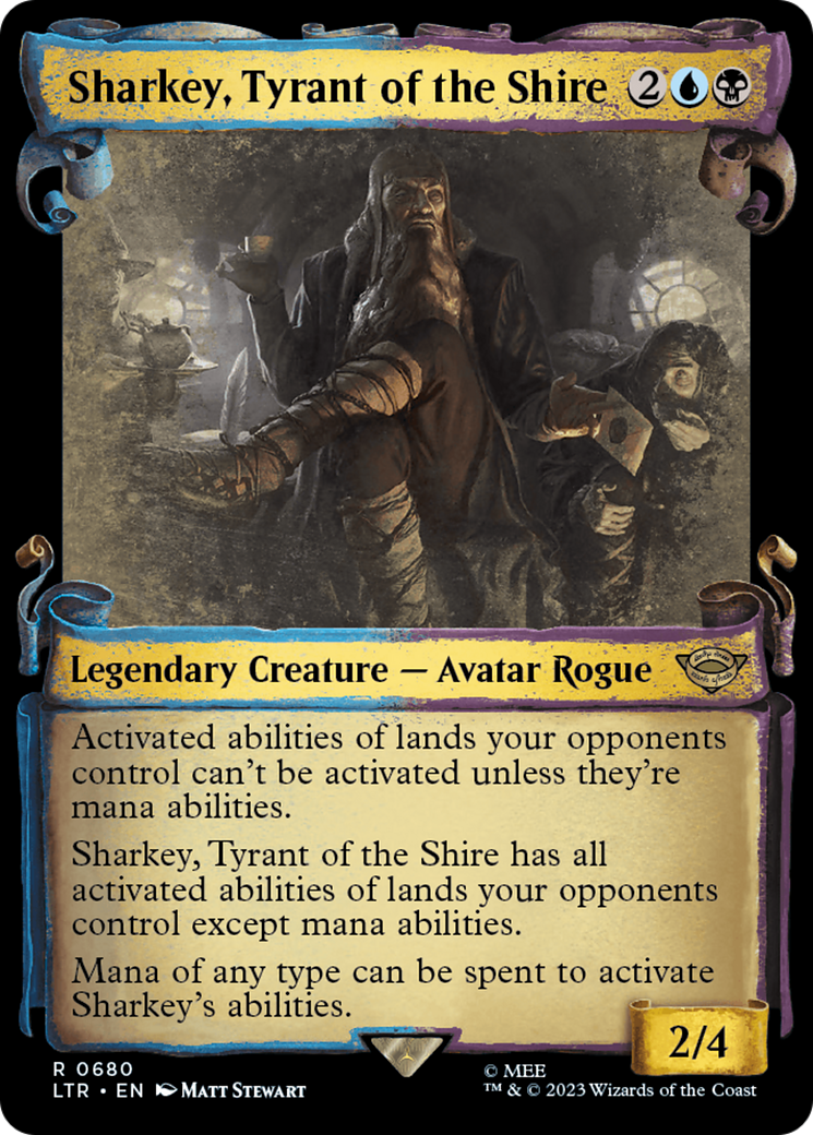 Sharkey, Tyrant of the Shire (Showcase Scrolls) (LTR-680) - The Lord of the Rings: Tales of Middle-earth: (Showcase)