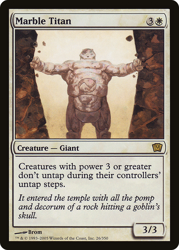 Marble Titan (9ED-26★) - 9th Edition Foil