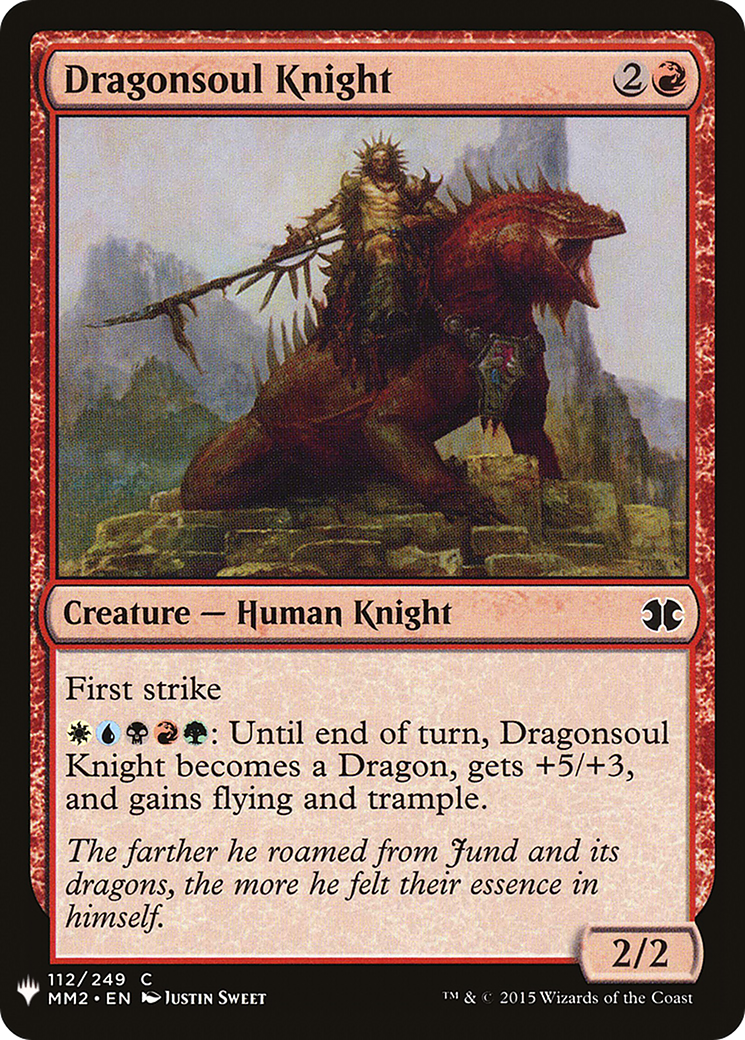 Dragonsoul Knight (LIST-112) - The List