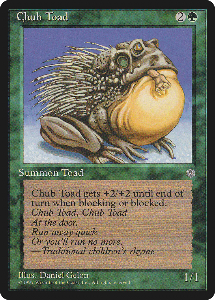 Chub Toad (ICE-) - Ice Age