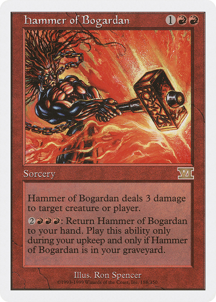 Hammer of Bogardan (6ED-188) - Classic Sixth Edition