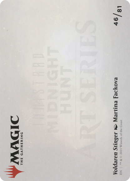Voldaren Stinger // Voldaren Stinger (AMID-046) - Midnight Hunt Art Series (Borderless) Foil