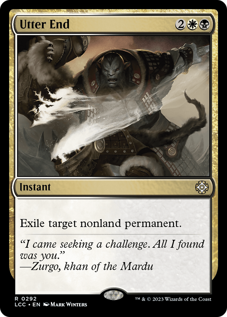 Utter End (LCC-292) - The Lost Caverns of Ixalan Commander