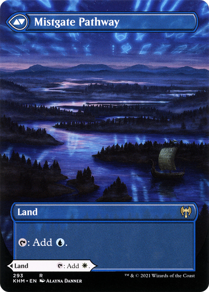 Hengegate Pathway (Borderless) (KHM-293) - Kaldheim: (Showcase) Foil