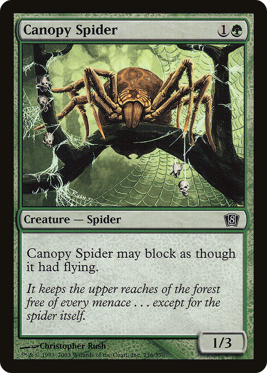 Canopy Spider (8ED-236★) - 8th Edition