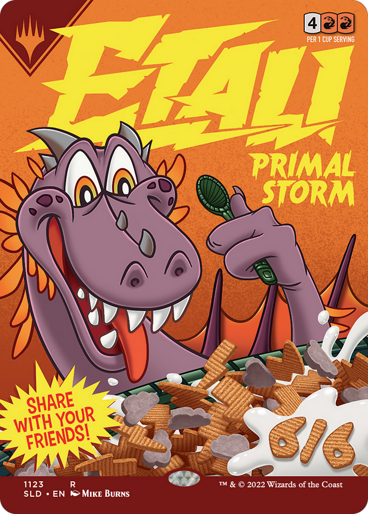 Etali, Primal Storm (SLD-1123) - Secret Lair Drop (Borderless) Foil