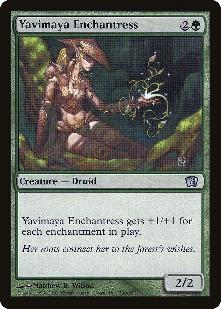 Yavimaya Enchantress (8ED-290★) - 8th Edition