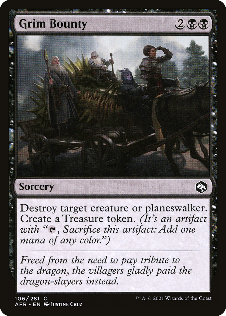 Grim Bounty (AFR-106) - Adventures in the Forgotten Realms Foil