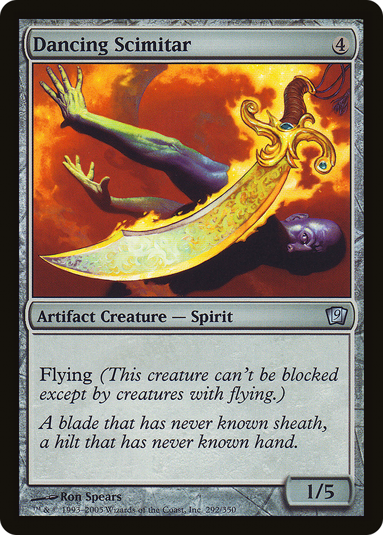 Dancing Scimitar (9ED-292★) - 9th Edition