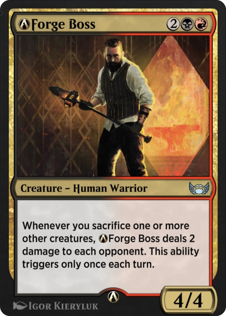 A-Forge Boss (SNC-A-189) - Streets of New Capenna