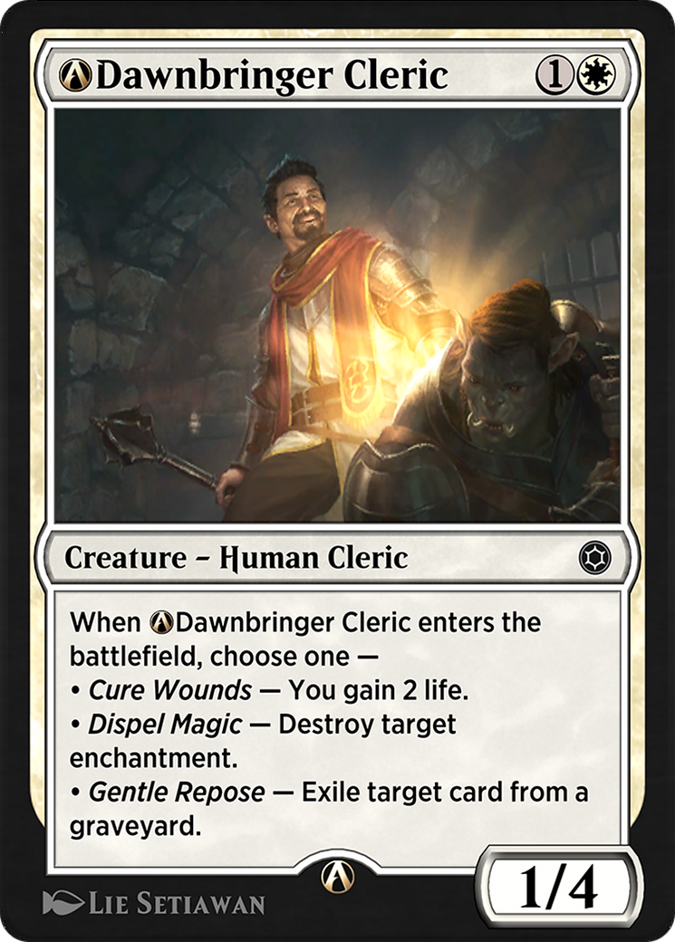 A-Dawnbringer Cleric (HBG-A-87) - Alchemy Horizons: Baldur's Gate