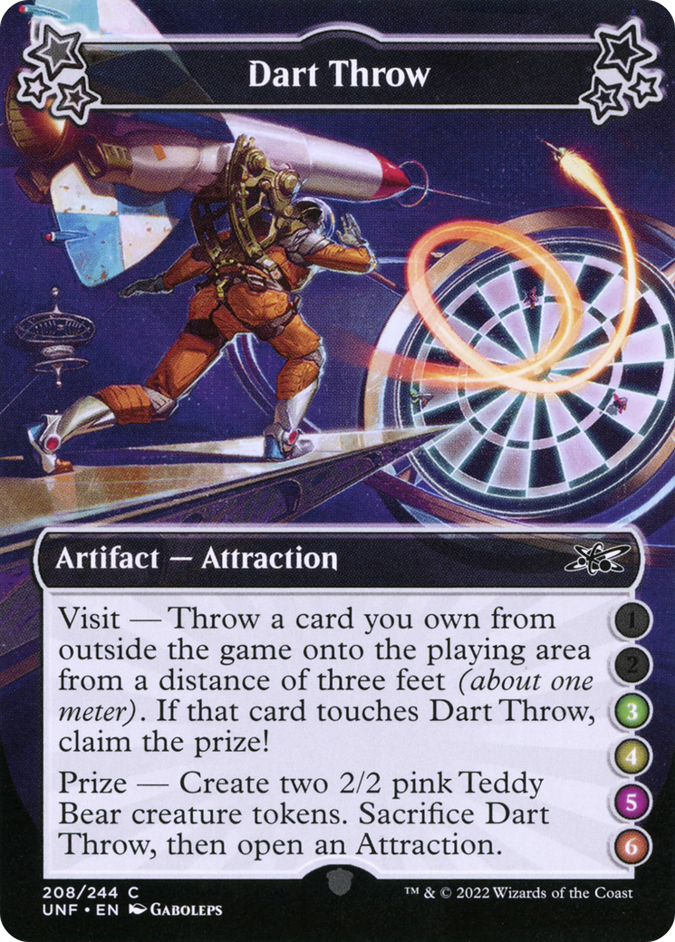 Dart Throw (3-4-5-6) (UNF-208) - Unfinity