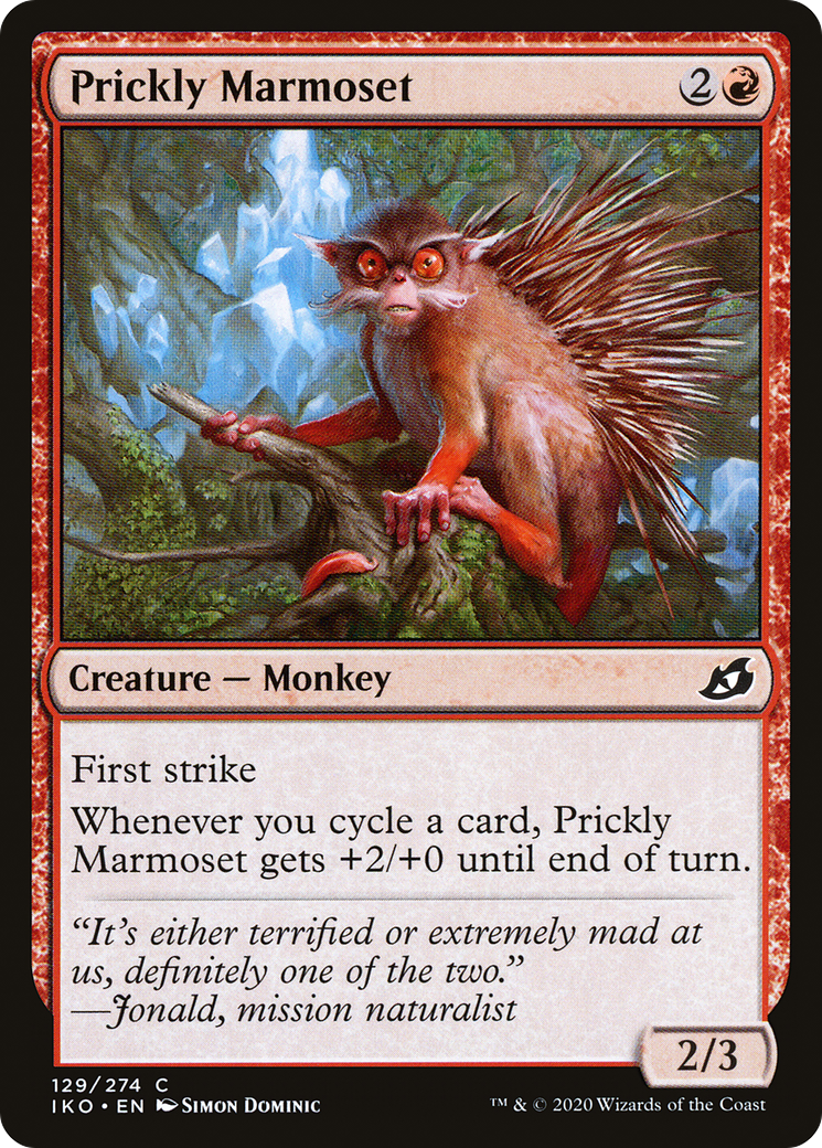 Prickly Marmoset (IKO-129) - Ikoria: Lair of Behemoths Foil