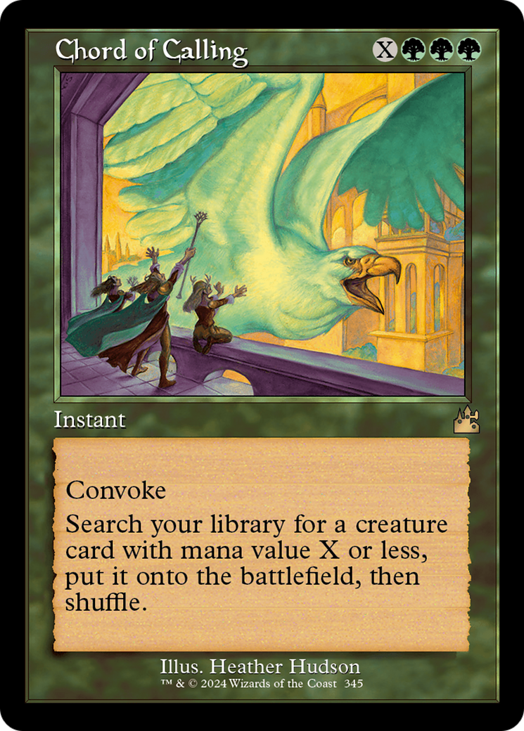 Chord of Calling (Retro Frame) (RVR-345) - Ravnica Remastered Foil