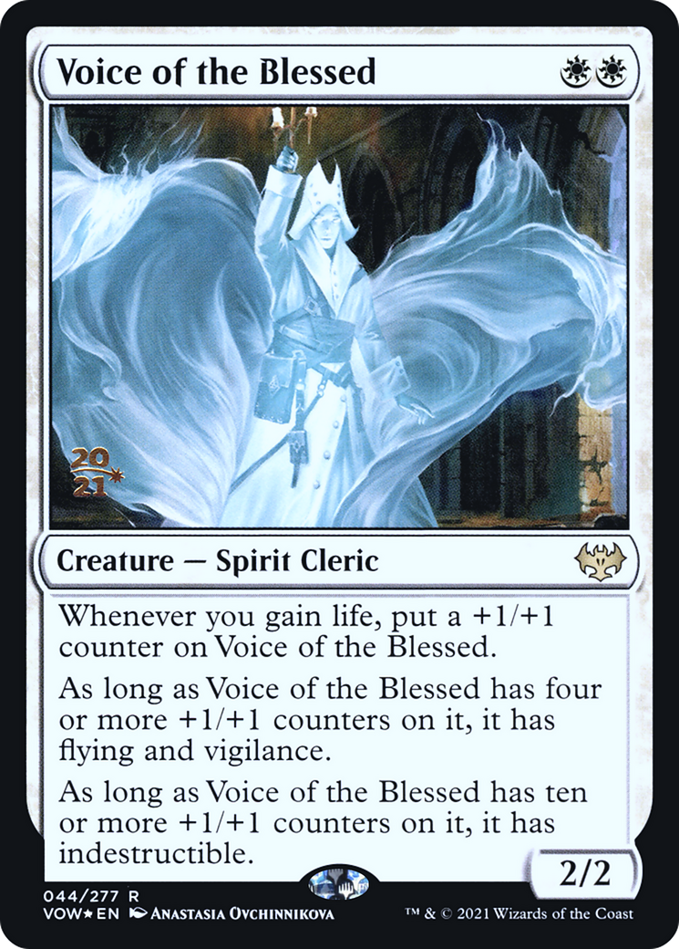 Voice of the Blessed (PRE-44S) - Innistrad: Crimson Vow Promos Foil