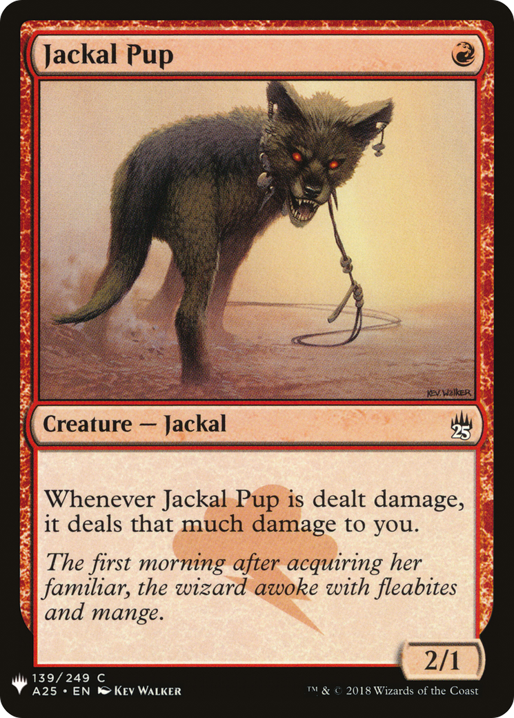 Jackal Pup (LIST-139) - The List