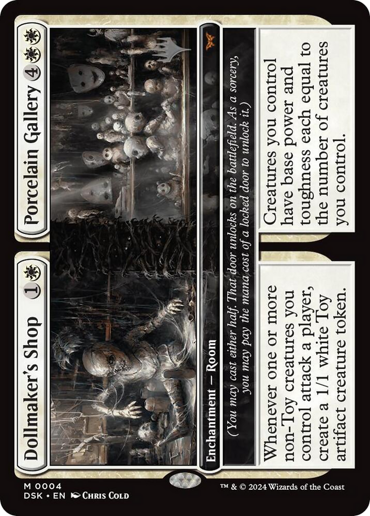 Dollmaker's Shop // Porcelain Gallery (PPDSK-004) - Duskmourn: House of Horror Promos