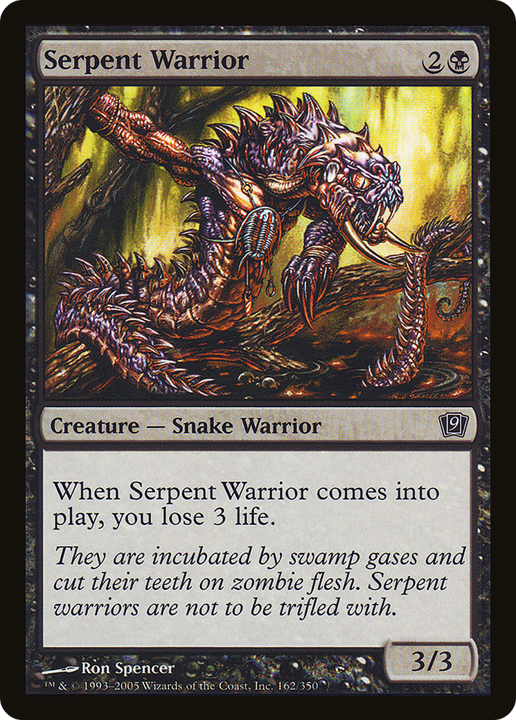 Serpent Warrior (9ED-162★) - 9th Edition