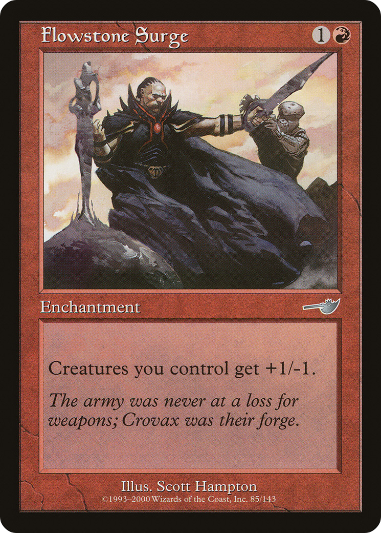 Flowstone Surge (NMS-085) - Nemesis Foil