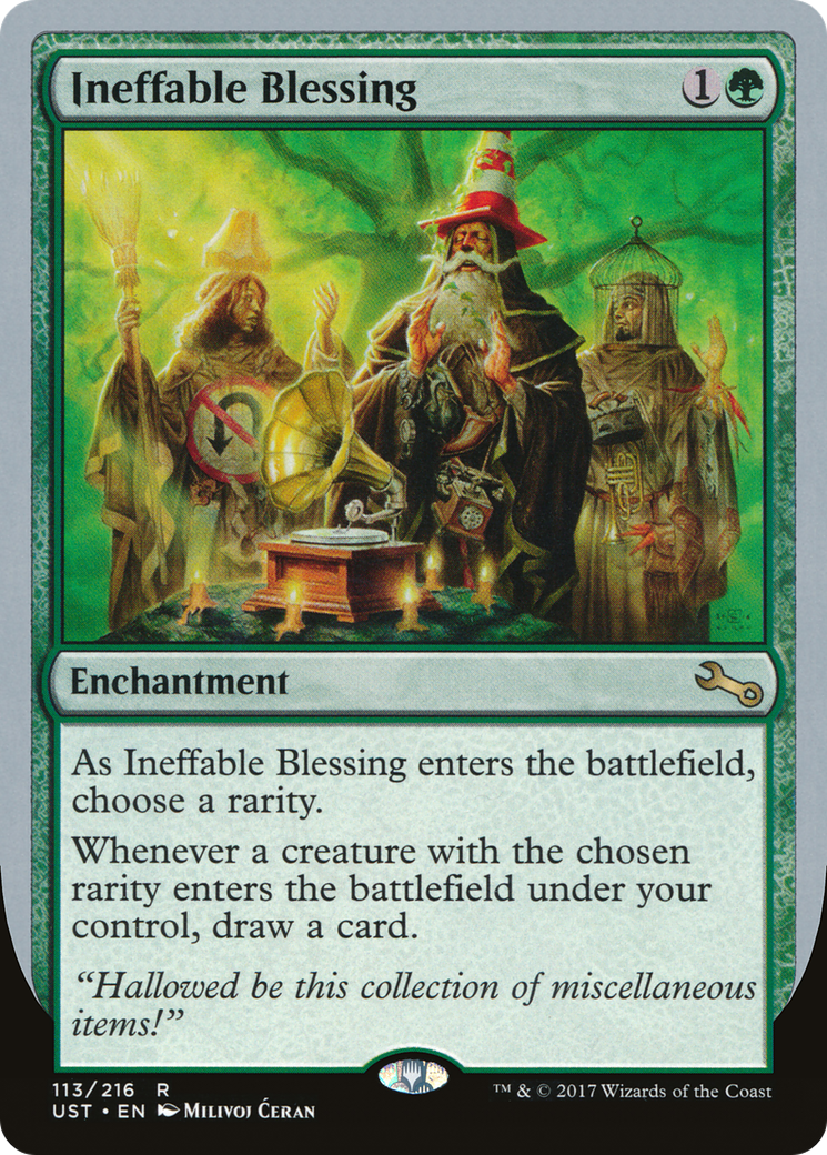 Ineffable Blessing (D) (UST-113) - Unstable Foil