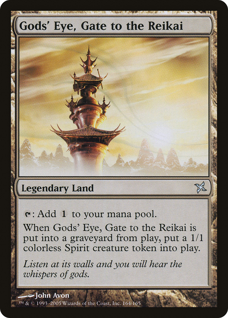Gods' Eye, Gate to the Reikai (BOK-164) - Betrayers of Kamigawa Foil