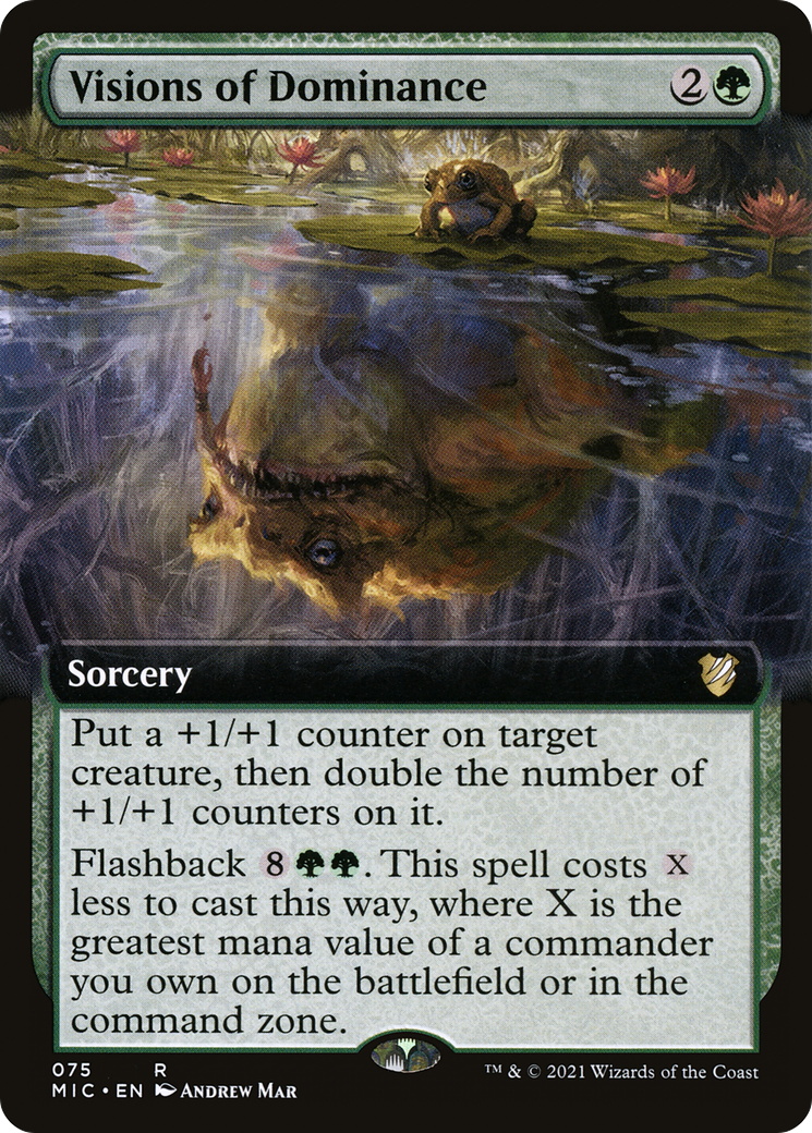 Visions of Dominance (Extended Art) (MIC-075) - Midnight Hunt Commander: (Extended Art)