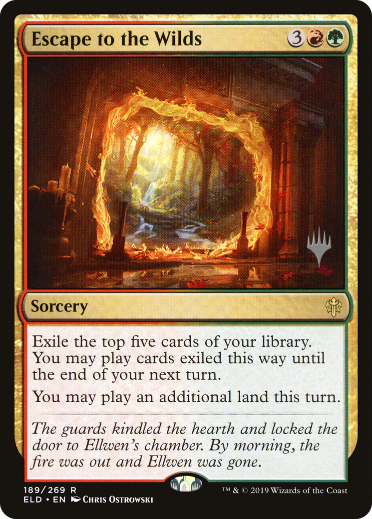 Escape to the Wilds (PPELD-189) - Throne of Eldraine Promos Foil