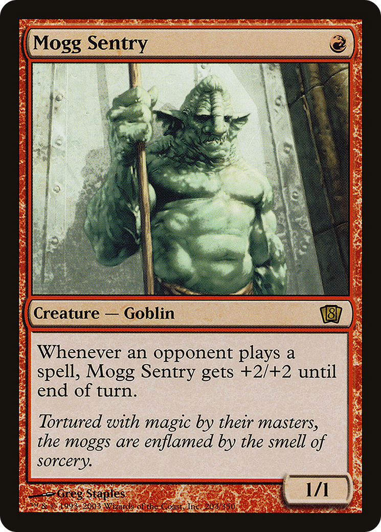Mogg Sentry (8ED-203★) - 8th Edition Foil