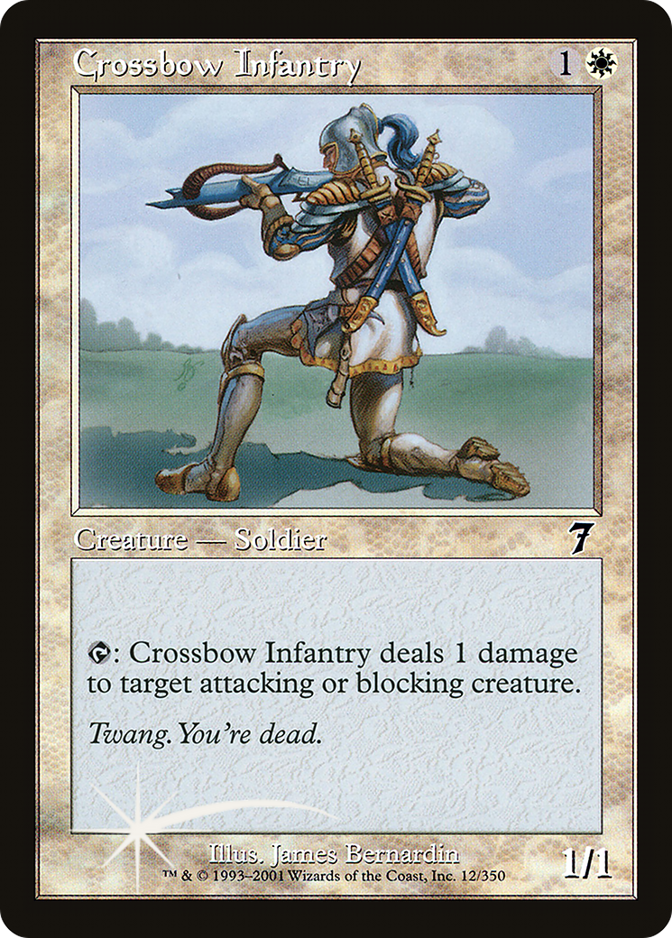 Crossbow Infantry (7ED-12★) - 7th Edition