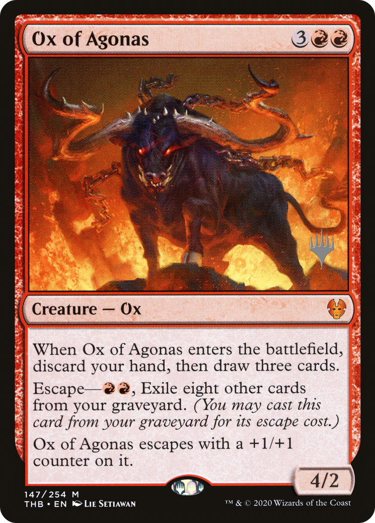 Ox of Agonas (PPTHB-147) - Theros Beyond Death Promos